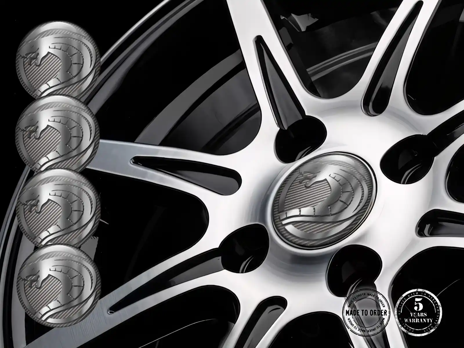 Wheel emblems Limited Edition Luxury Domed Stickers 